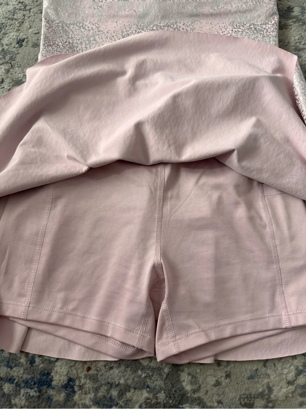 Old Navy Pink Glitter Girls Matching Tank and Skirt Set - Picture 3 of 3